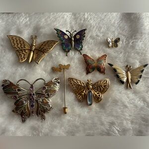 Butterfly Brooch Pin Collection